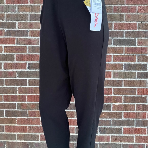 CD PETITES CROPPED PULL-ON PANTS - Picture 1 of 5